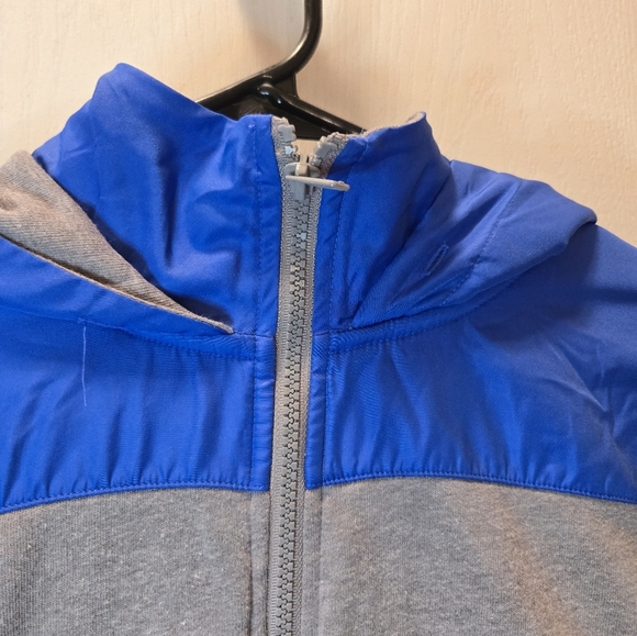 PINK Victoria's Secret Women Sweatshirt XS Gray Hoodie 1/2 Zip Logo READ - Picture 2 of 8